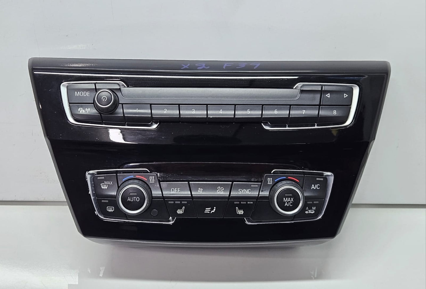 9371457-2015-2020 BMW X2 F39 RHD Audio Climate Control Unit OEM