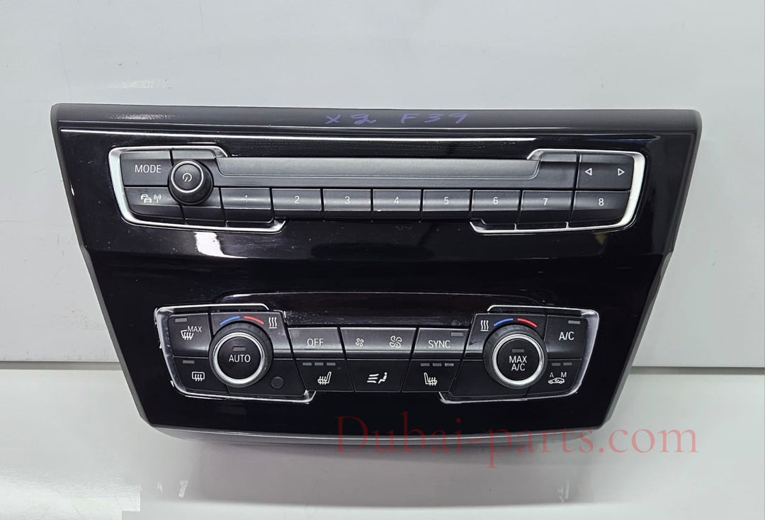 9371457-2015-2020 BMW X2 F39 RHD Audio Climate Control Unit OEM