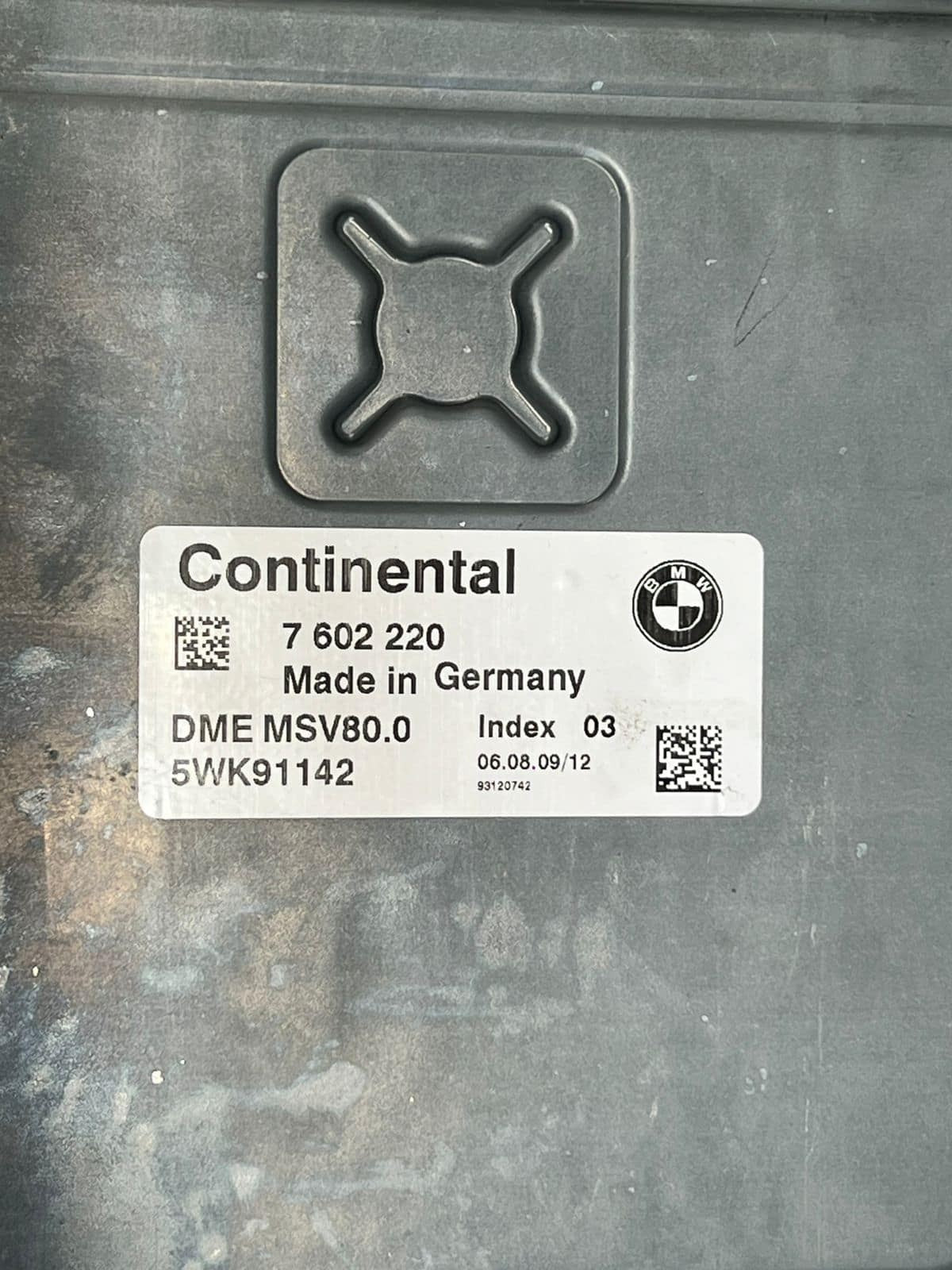 2010 BMW 528i E60 Engine Control Module ECU SET DME MSV80 +CAS3+1KEY 7602220 OEM