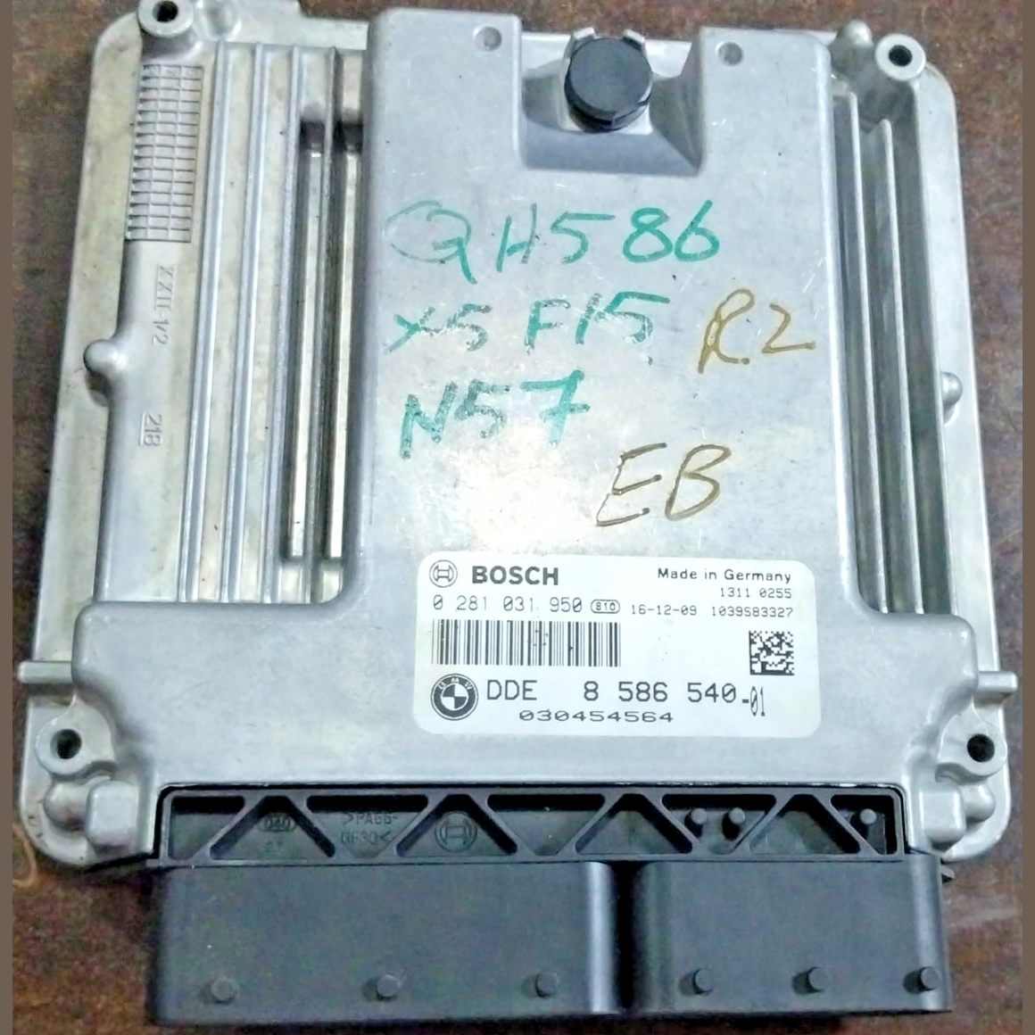 BMW X5 F15 N57N ENGINE CONTROL UNIT MODULE DDE ECU ONLY - 8586540