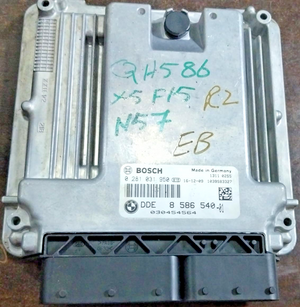 BMW X5 F15 N57N ENGINE CONTROL UNIT MODULE DDE ECU ONLY - 8586540