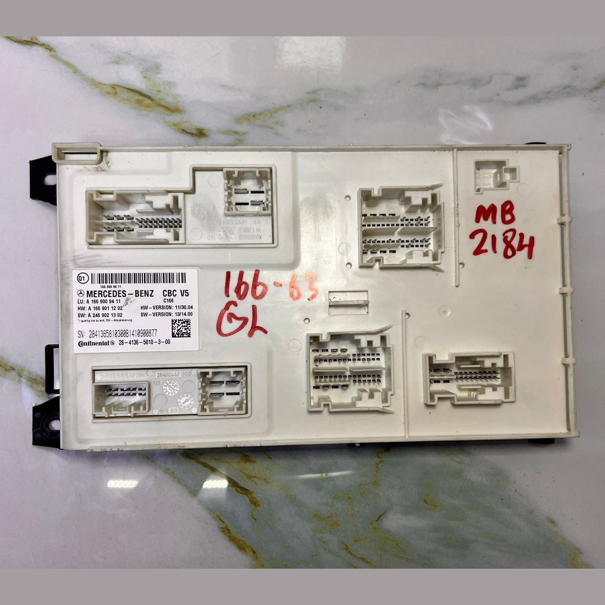 2014 Mercedes-Benz GL450 Front Sam Body Control Module A 166 9009411 W166 ML GL 