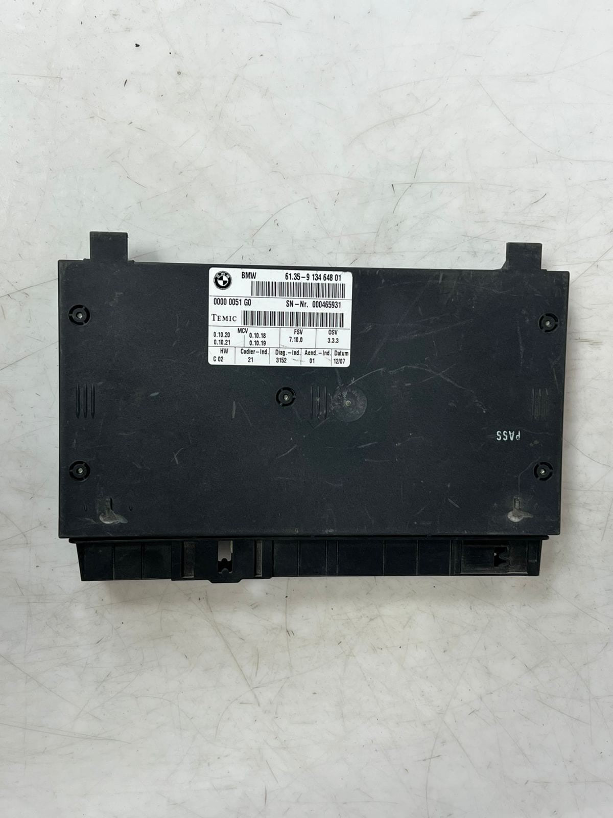 2008-2010 BMW 535i 525i 530i E60 sedan Seat Control Module 9134648 OEM