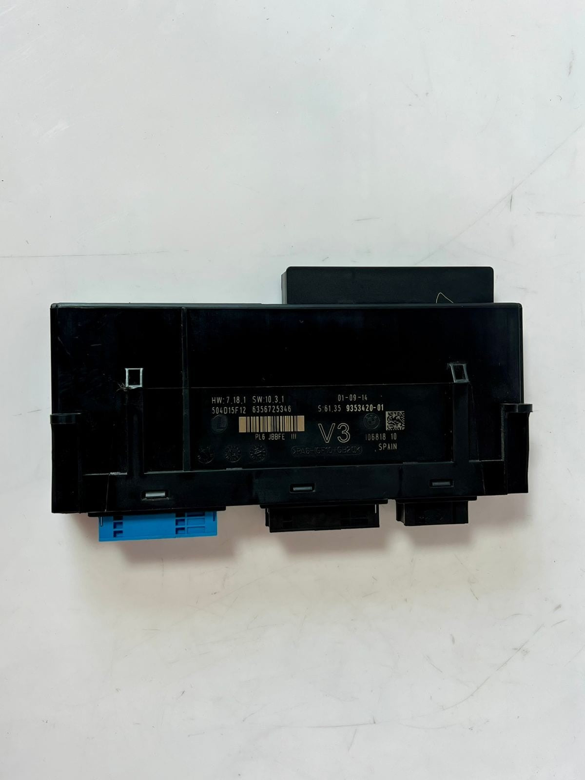 BMW F07 F10 F12 F13 5 6' CONTROL ECU ELECTRONICS JUNCTION BOX PL6 V3 9353420