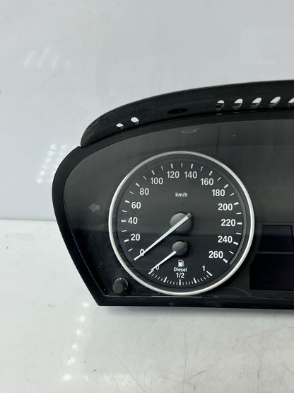 2010-2013 BMW X5 N57 E70 LCI SPEEDOMETER Instrument Cluster 9258122 OEM