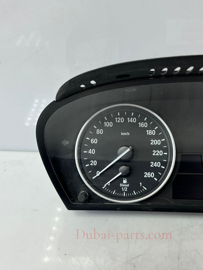 2010-2013 BMW X5 N57 E70 LCI SPEEDOMETER Instrument Cluster 9258122 OEM
