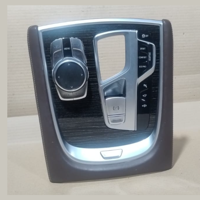 BMW G11 G12 CENTER CONSOLE TRIM COVER WITH KNOB CONTROLLER SWITCHES,  9352292