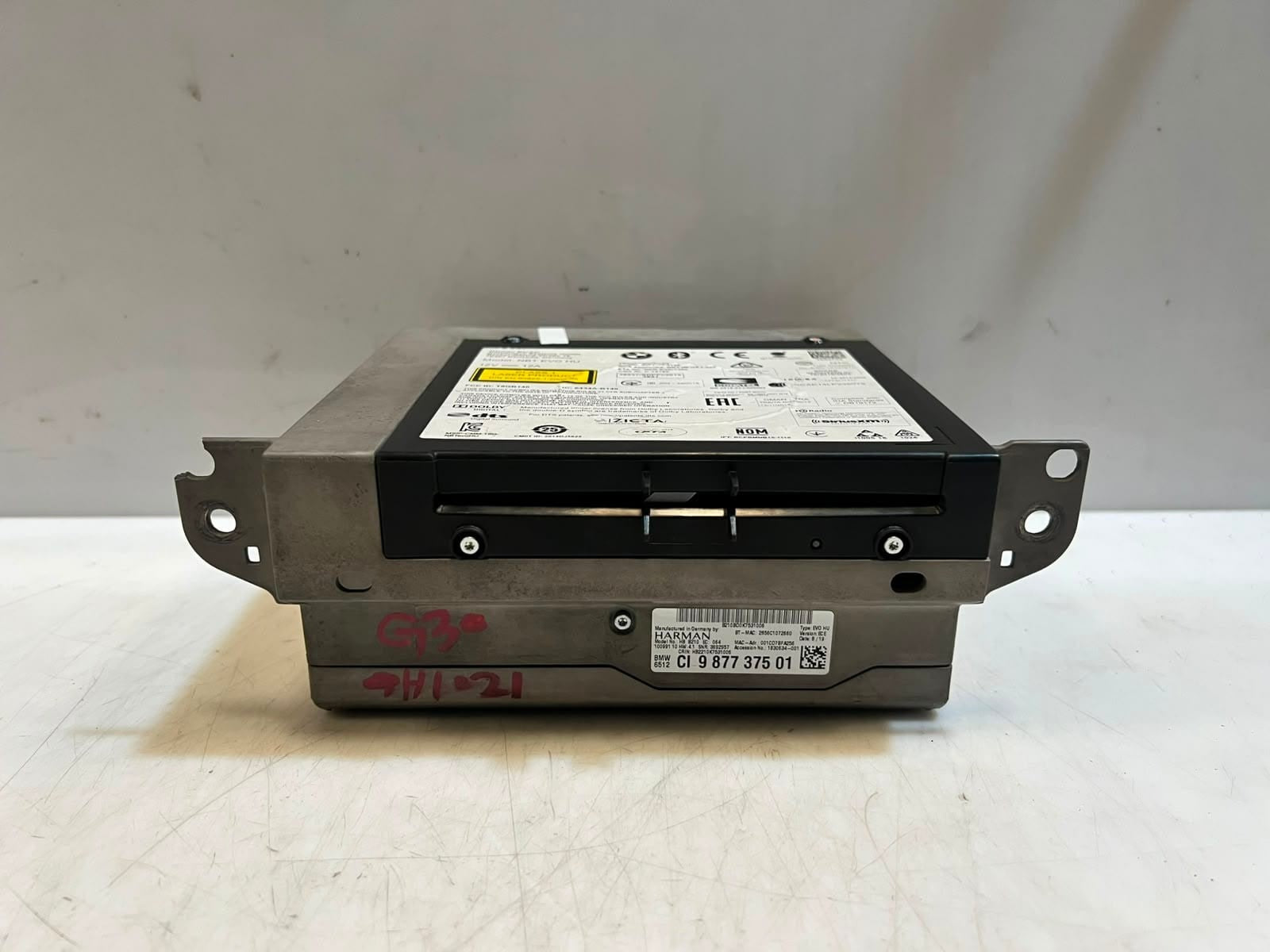 BMW X3 G30 G31 F20 F21 F30 F31 HARMAN NBT EVO HU Navigation Head Unit 9877375