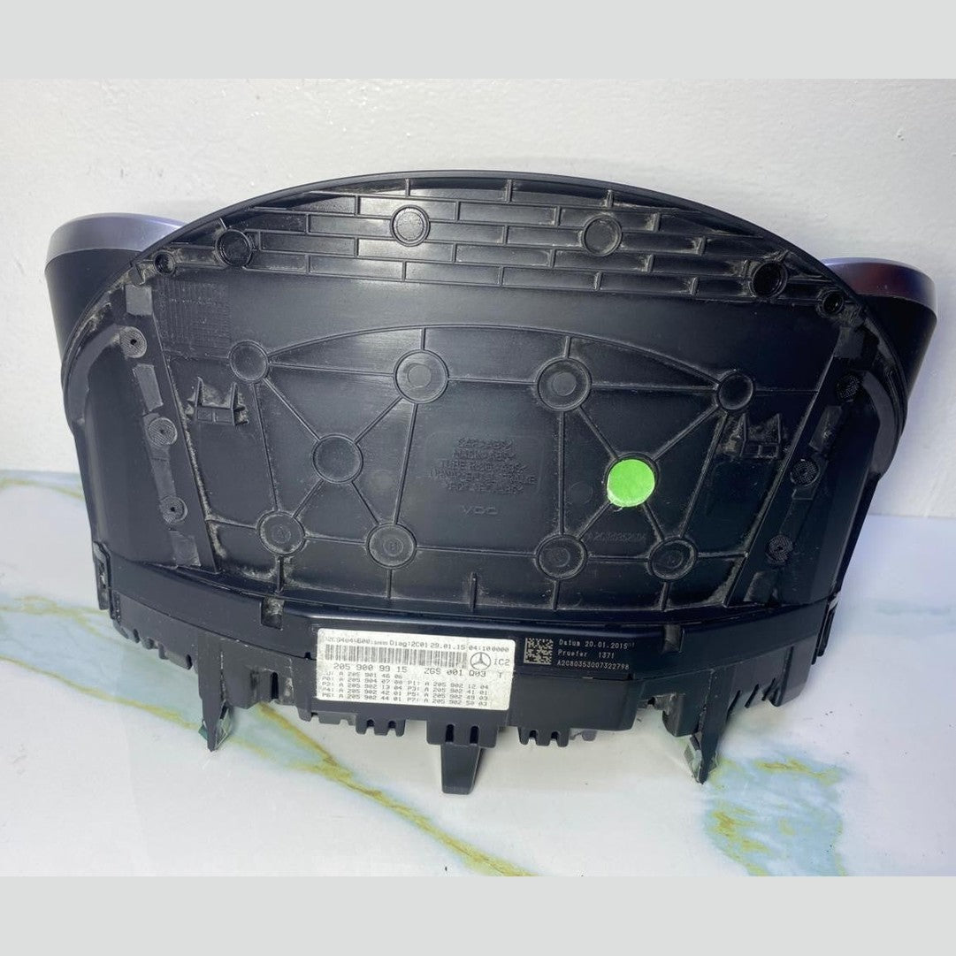 14-20 Mercedes-Benz W205 C-Class Instrument Cluster Speedometer A205 9009915 OEM