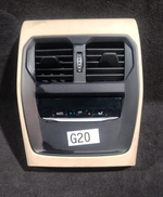 Bild in die Galerieansicht laden, BMW G20 G22 G23 G26 G80 G82 REAR CENTER CONSOLE A/C AIR VENT GRILLE TRIM 5A05665