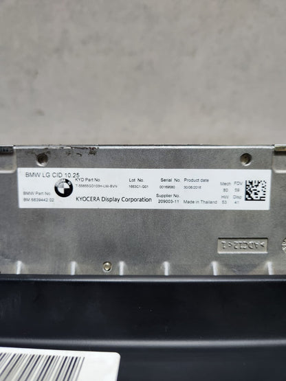 2016-2019 BMW 740i Central Information Display Screen 6839442 7 Series G11 G12 