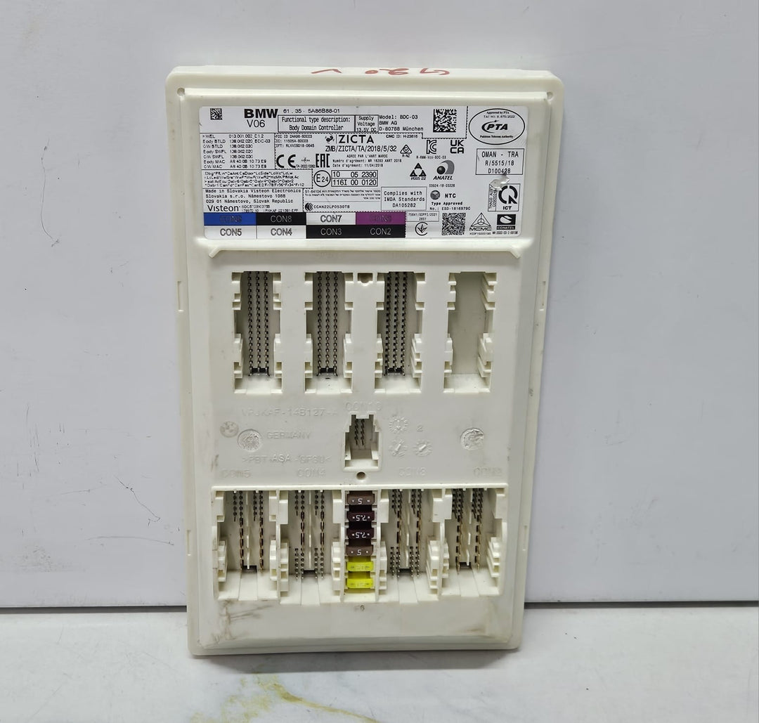 2022-2024 BMWG01 G02 X3 X4, G80 M3 G82 M4 Body Domain Control Module 5A86B88 OEM