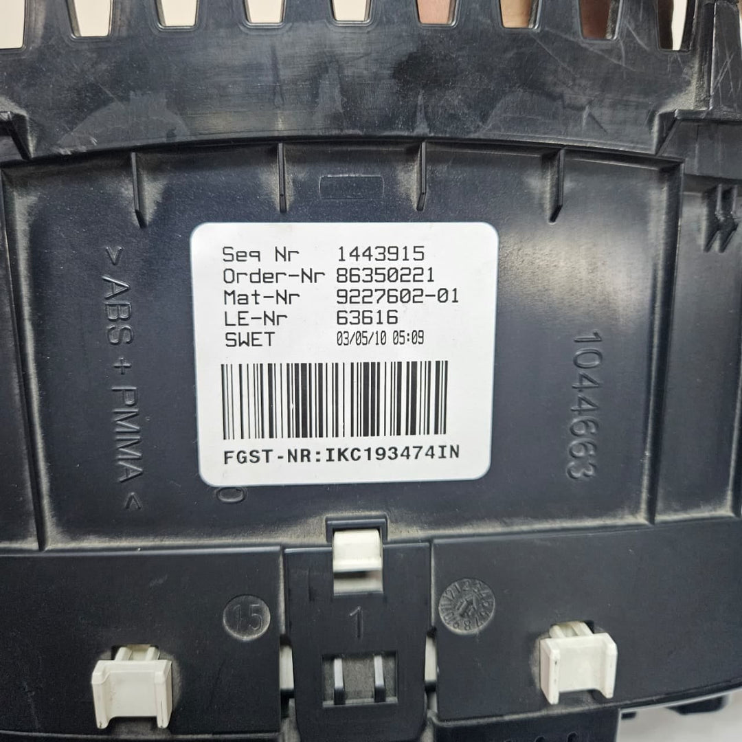 OEM BMW 5 Series F10 Instrument Cluster 9227602 2011-2013 523I
