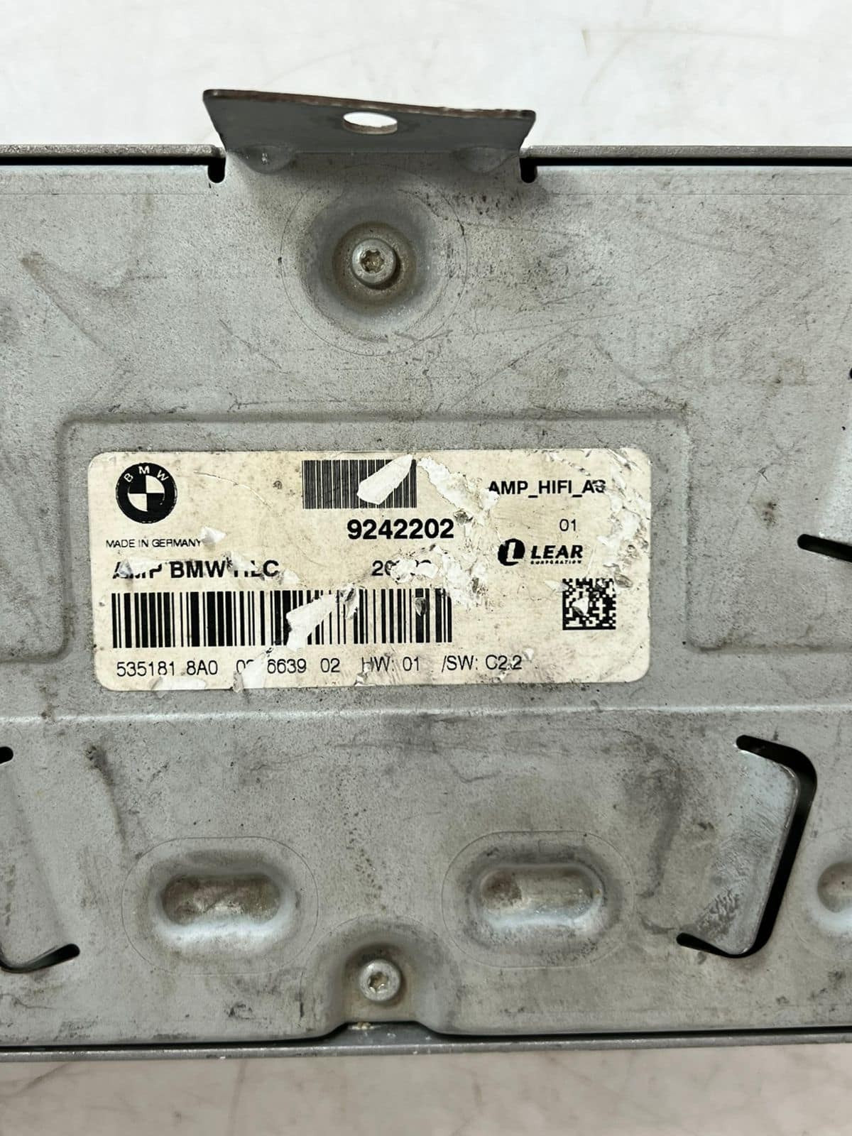 BMW F20 F21 1 Series HIFI SOUND Audio Amplifier 9242202 OEM