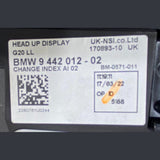 ORIGINAL BMW M440I G20 G26 G80 HEAD-UP-DISPLAY BILDSCHIRM MONITOR MODUL 9442012