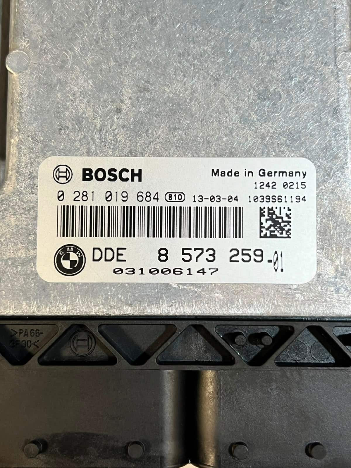 2013 BMW F30 N47N 328i Engine Control Unit ECU SET DDE+FEM+2KEYS 8573259 OEM