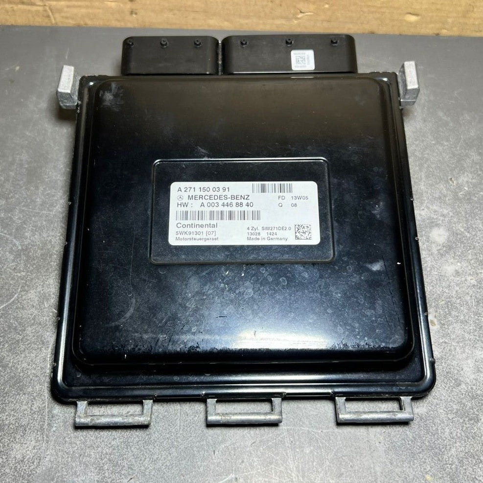 12-15 Mercedes Benz W204 C250 ECU ECM Engine Computer Control Module A2711500391