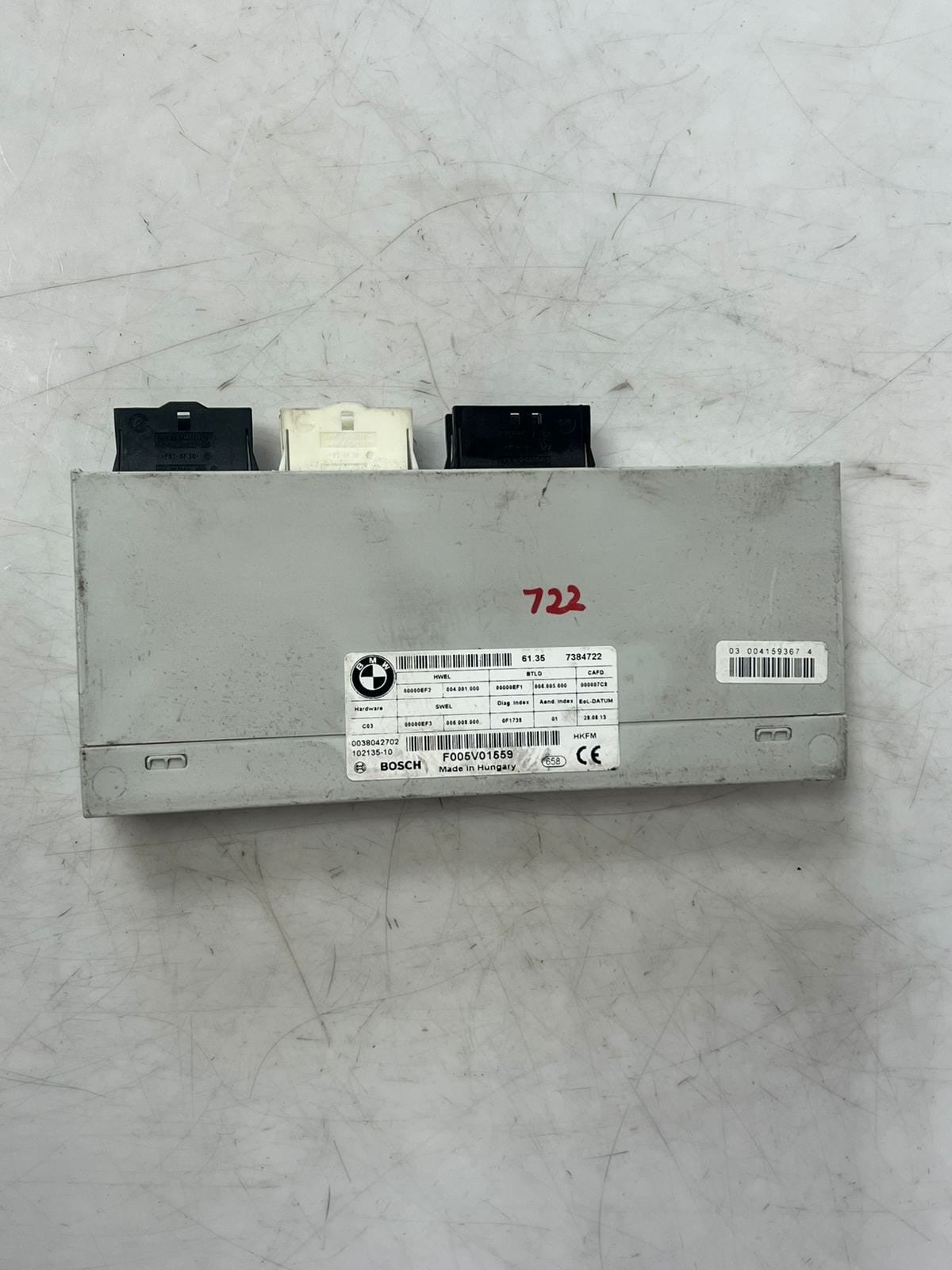 BMW F15 F31 F36 F45 F46 X5 X6 3' Tailgate Function Control Module 7384722 OEM
