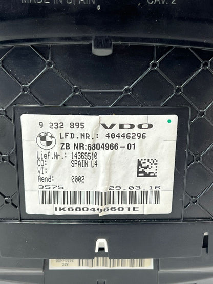BMW 3' 4' F30, F31, F32, F34 SPEEDOMETER Instrument Cluster 6804966 OEM