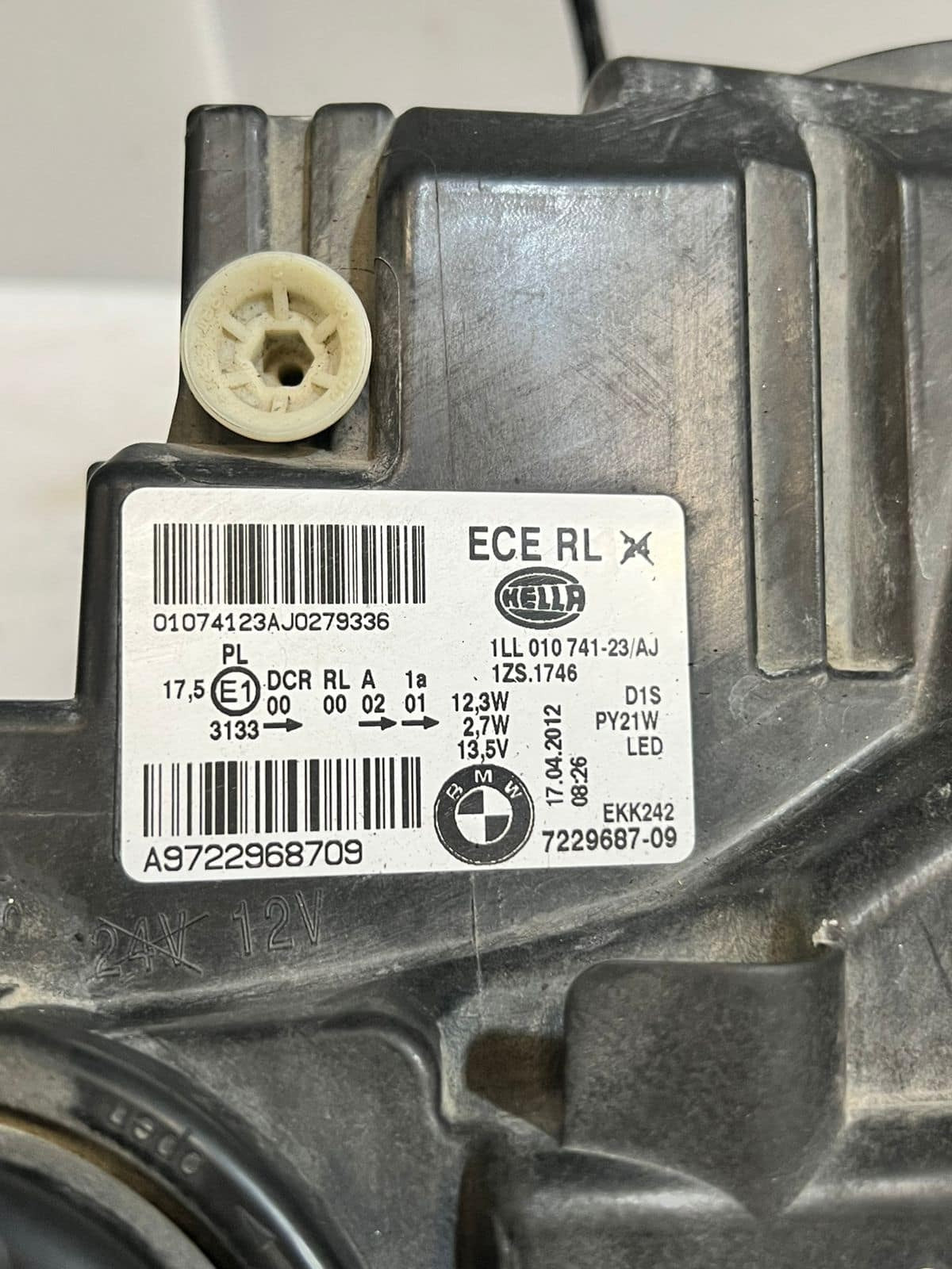 2011-2012 BMW 1' F20 F21 120i LEFT RIGHT Bi-Xenon Headlight 7229687 7229688 ECE