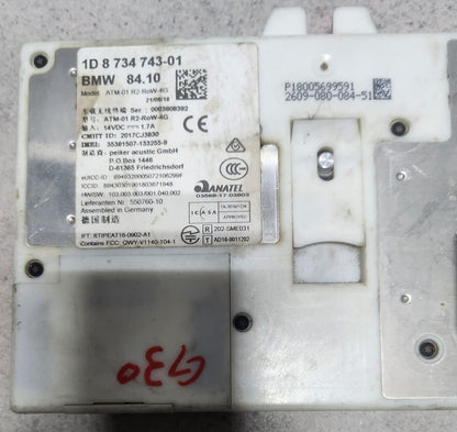 BMW Atm Telematics Control Module 8734743 F30 F45 F48 X1 G11 G20 G30 and X4