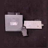 BMW 3 E90 E91, 5 E60 E61 ENGINE CONTROL MODULE UNIT ECU SET +KEY + CASE- 7559176