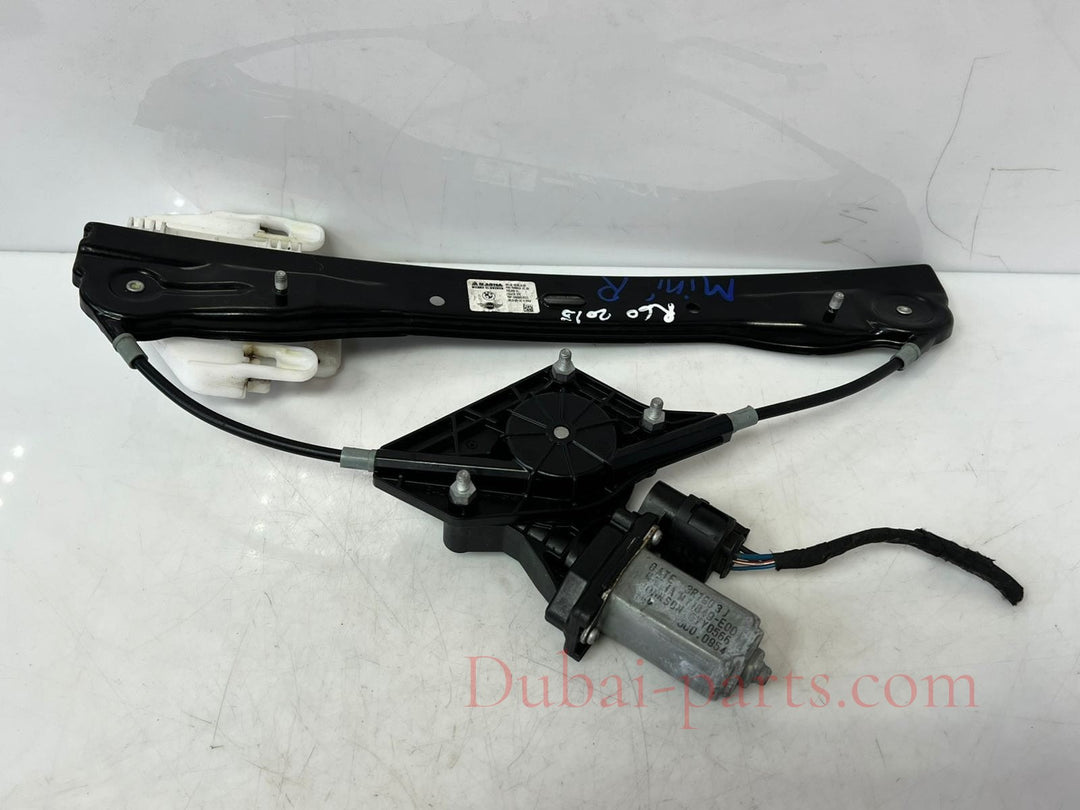 2011-2017 Mini Cooper Countryman R60 Rear Right Window Regulator 9800636 OEM