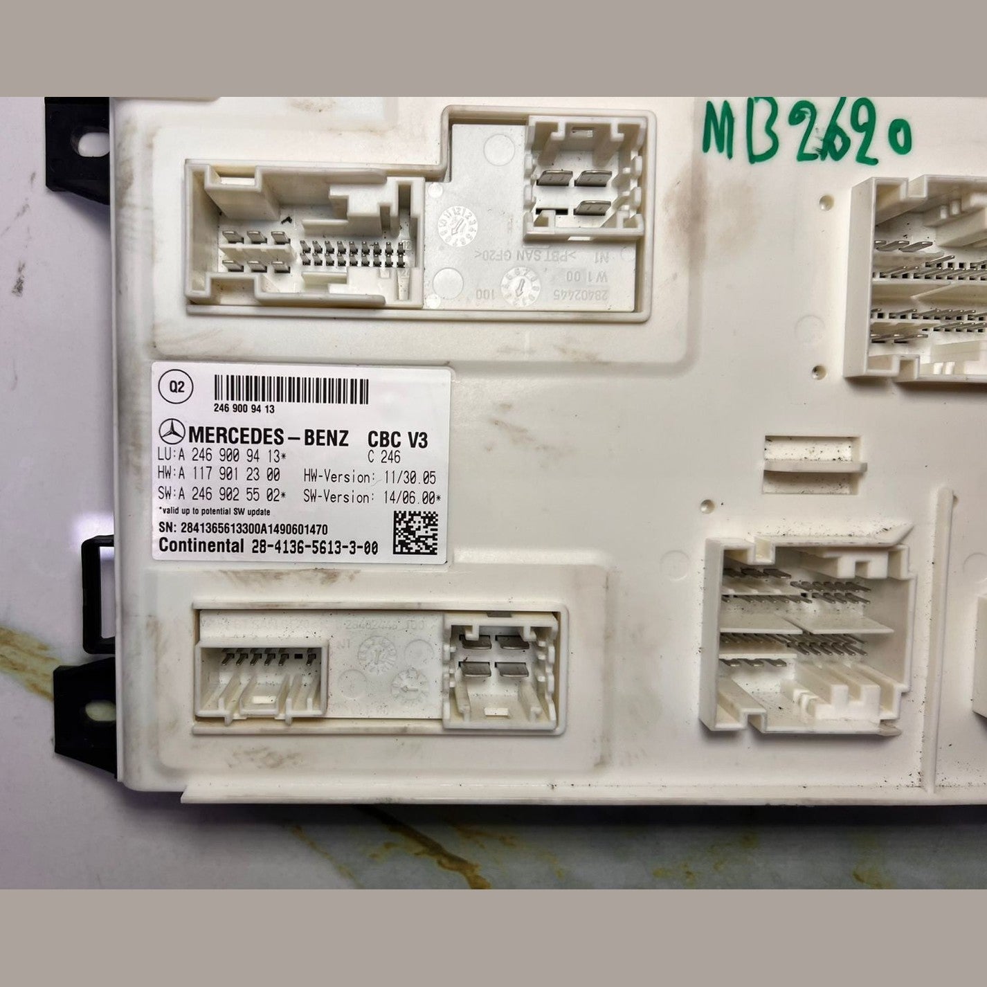 2017 Mercedes-Benz CLA250 Front Sam Control Module Unit A 246 900 94 13 W246 B-C
