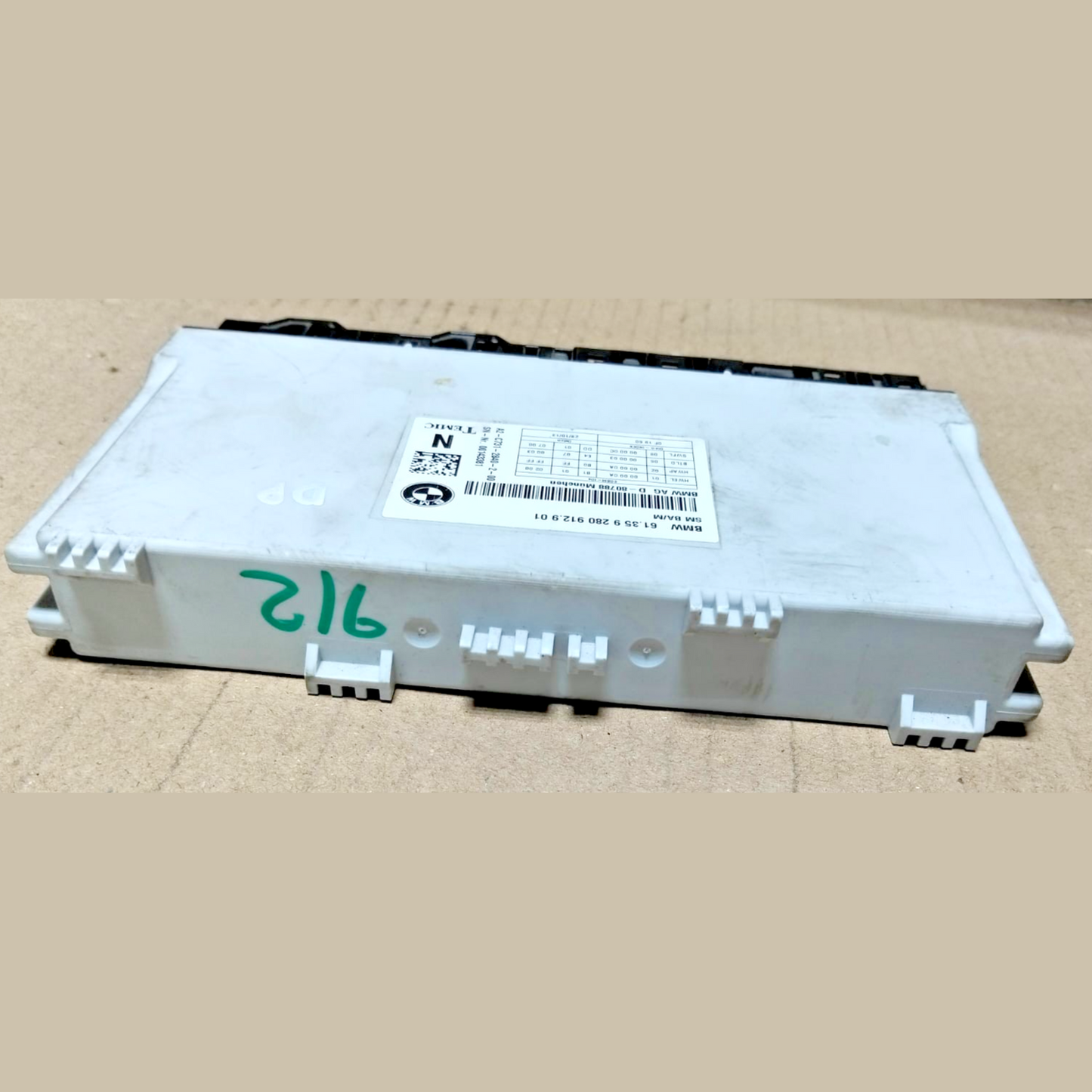 2013 BMW 335I F30 FRONT LEFT SEAT CONTROL MODULE, 613592809129, 61359280912, OEM