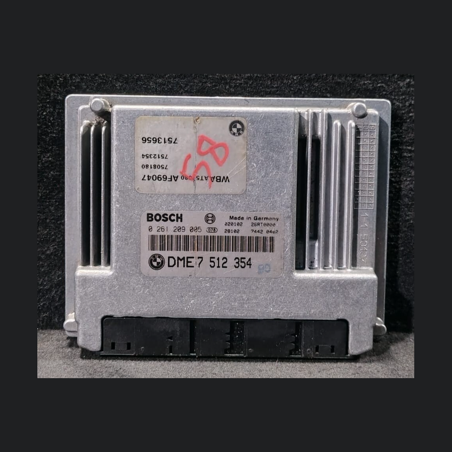 BMW 3 SERIES E46 1.6 PETROL ENGINE CONTROL UNIT ECU MODULE ONLY - 7512354