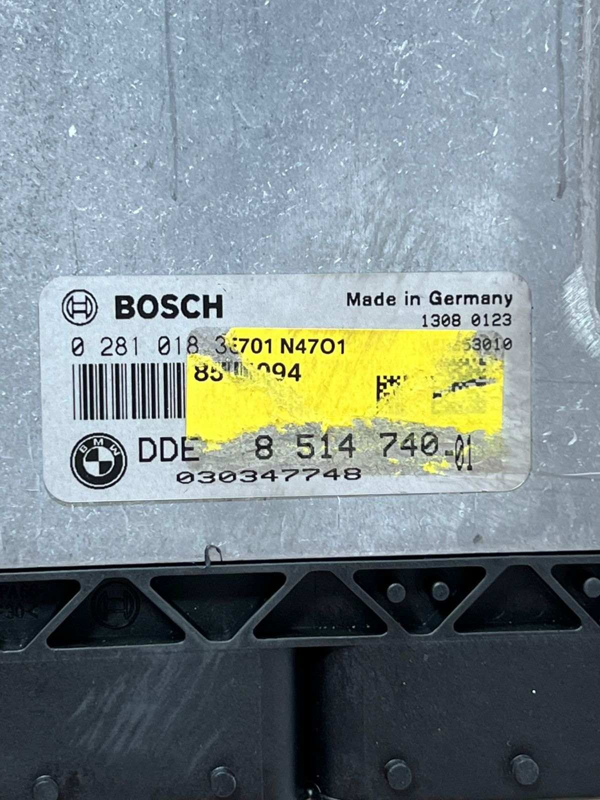 BMW 5 F10 F11 2.0D DDE Engine Control Unit ECU SET + FEM+ 2KEYS 8514740