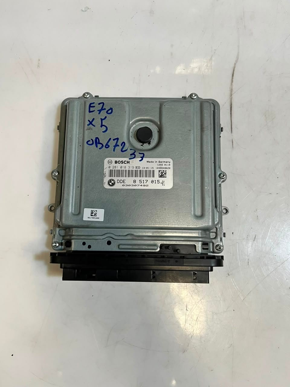 2006-2013 BMW X5 E70 N57 Engine Control Unit ECU SET DDE + CAS3 + 1KEY 8517015
