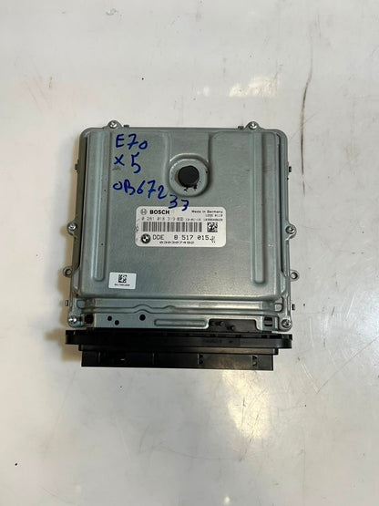 2006-2013 BMW X5 E70 N57 Engine Control Unit ECU SET DDE + CAS3 + 1KEY 8517015