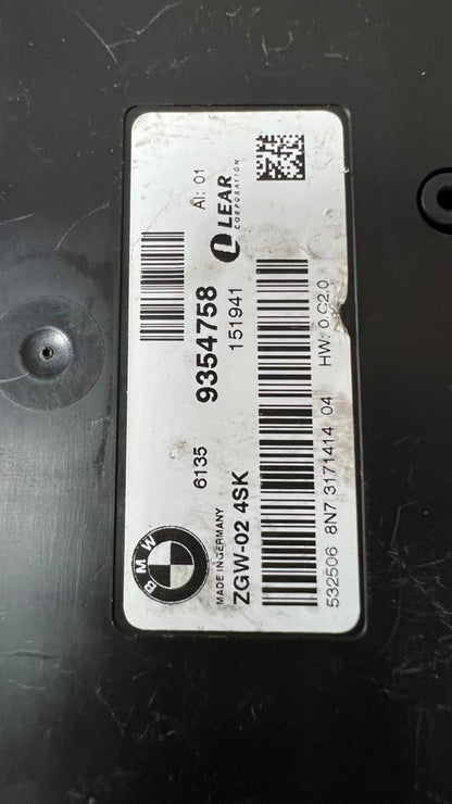2014-2016 BMW 528i Gateway Control Module 9372744 F01 F03 F06 F07 F10 F11 F12