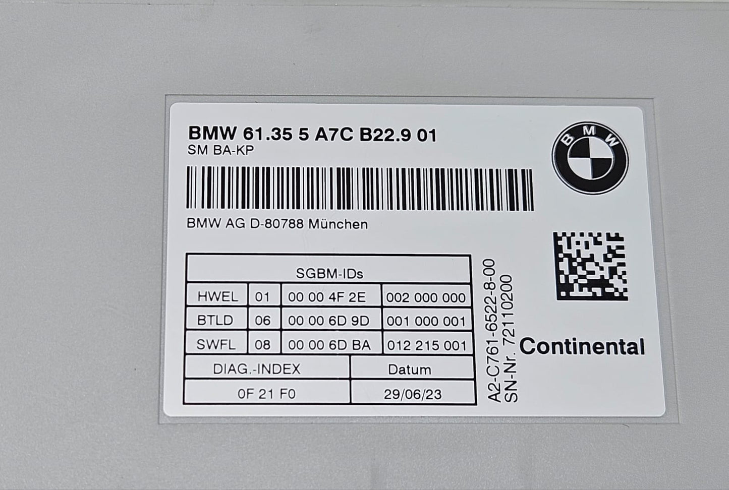 2019-2026 BMW M2 M3 M4 M8 X3 X4 X5 X6 X7 Seat Module 5A7CB22 OEM