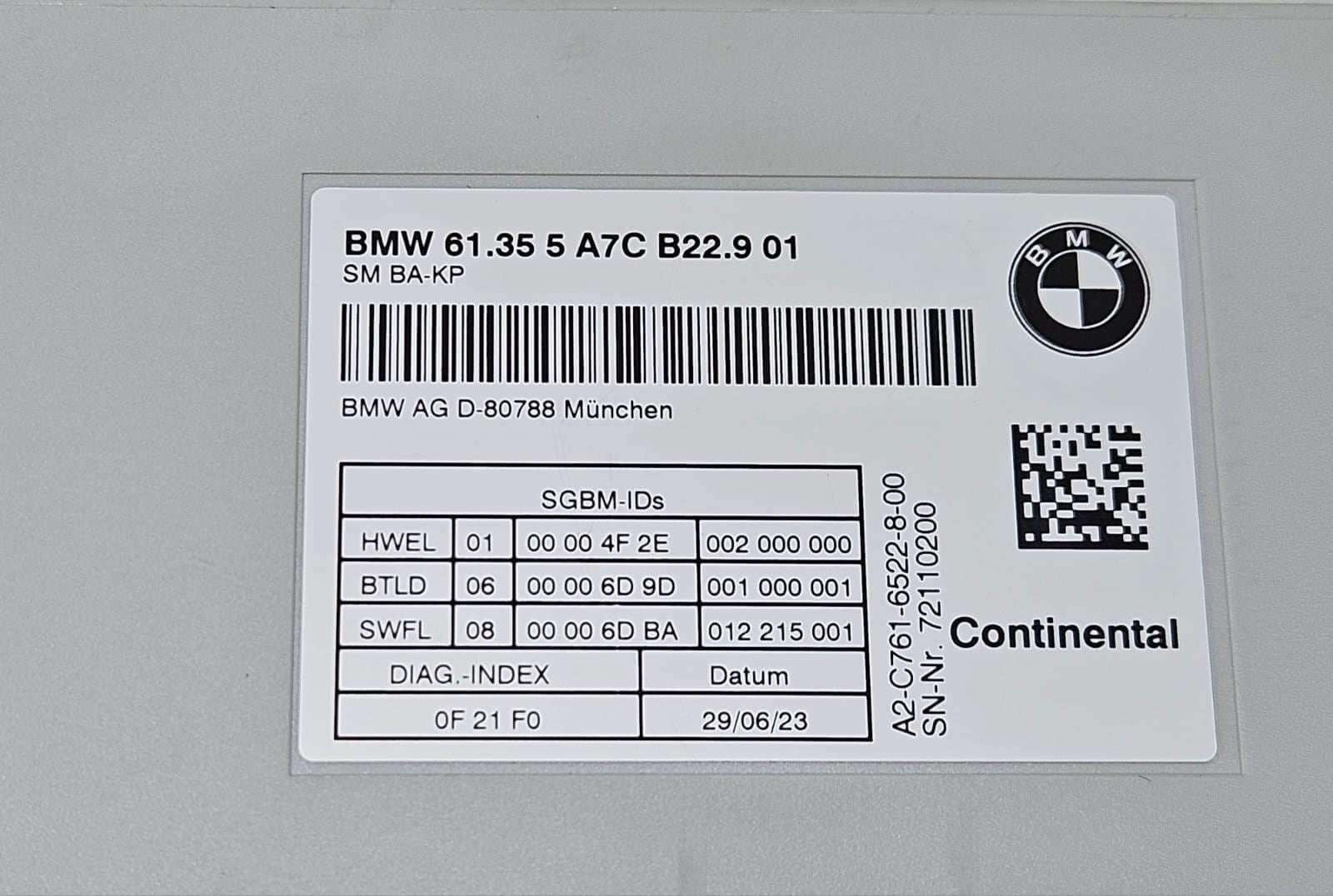 2019-2026 BMW M2 M3 M4 M8 X3 X4 X5 X6 X7 Seat Module 5A7CB22 OEM