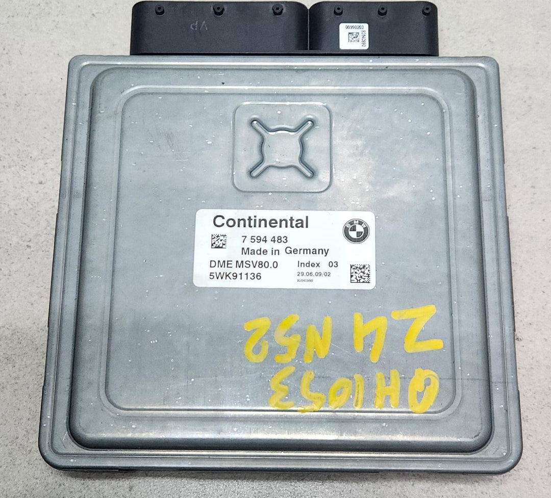 2007-2010 BMW 328i E70 Z4 N52 Engine Control Module DME ECU SET 7594483 OEM