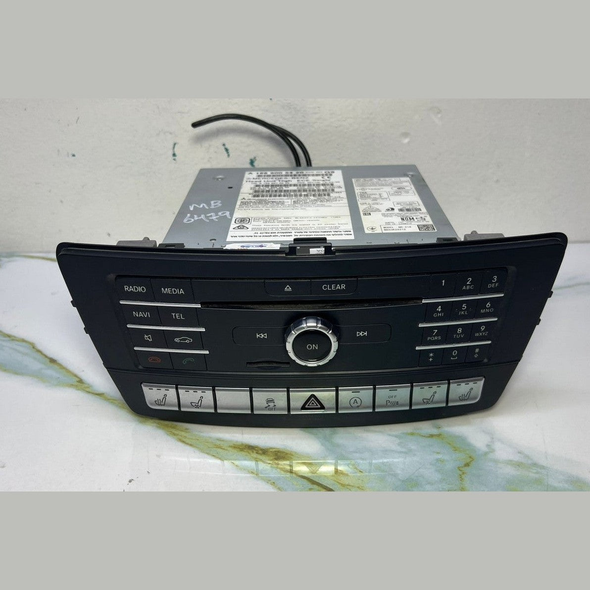 13–16 Mercedes-Benz W166 GLE Radio Audio Head Unit CD Player A166 9005420 OEM