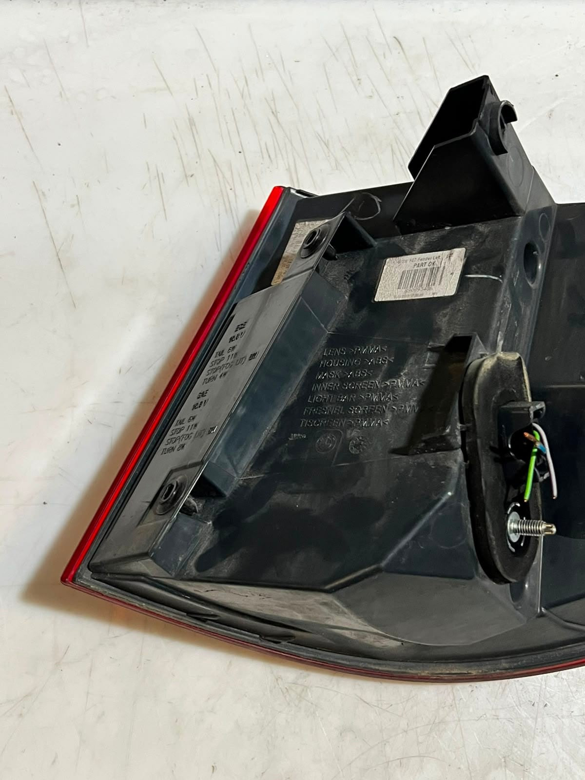 2010-2016 BMW 5' 550i GT F07 Rear Left Tail Light BACK LIGHT 89089345 OEM 
