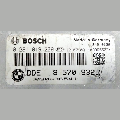 BMW F20 F30 N47 ECU DDE ENGINE CONTROL UNIT ONLY 0281019209 OEM -8570932