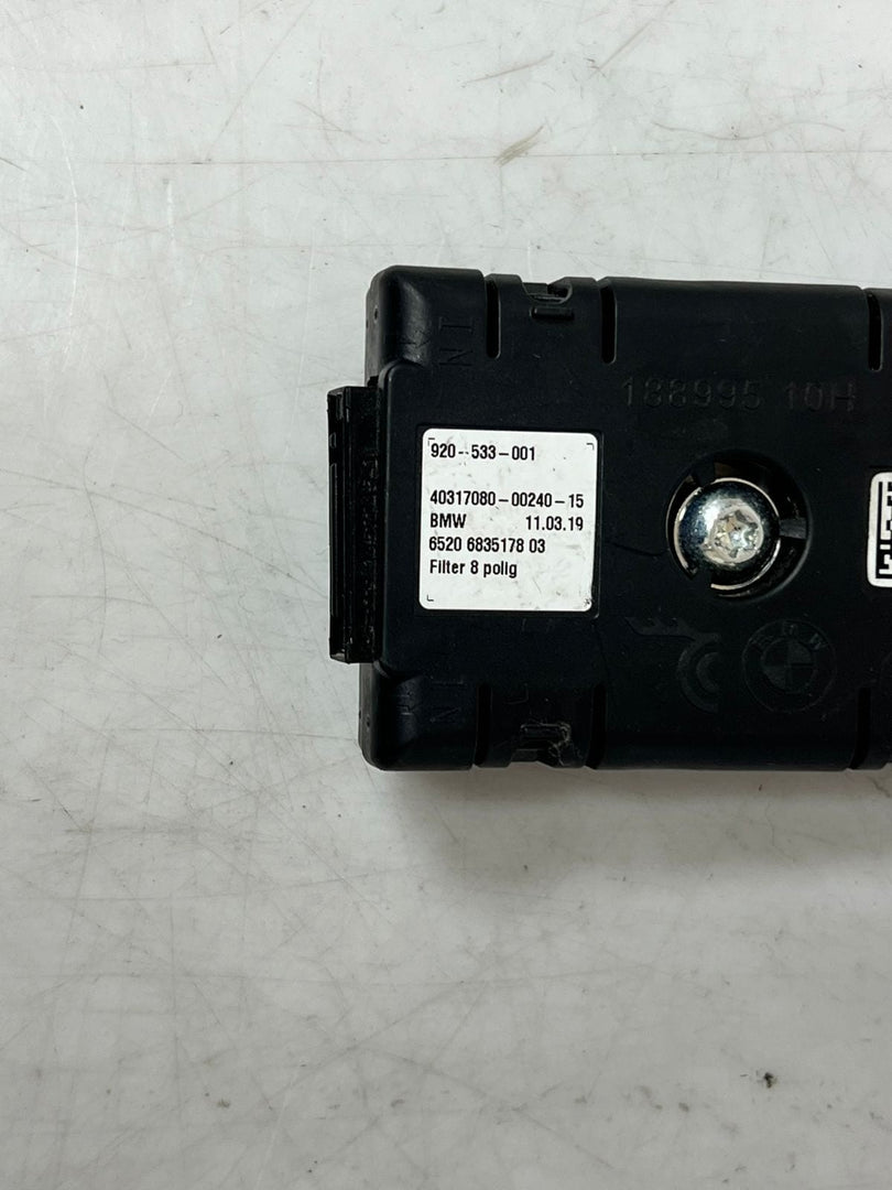 2020-2024 BMW 840i 430i G22 Antenna Suppression Filter 8 POLIG 6835178 OEM