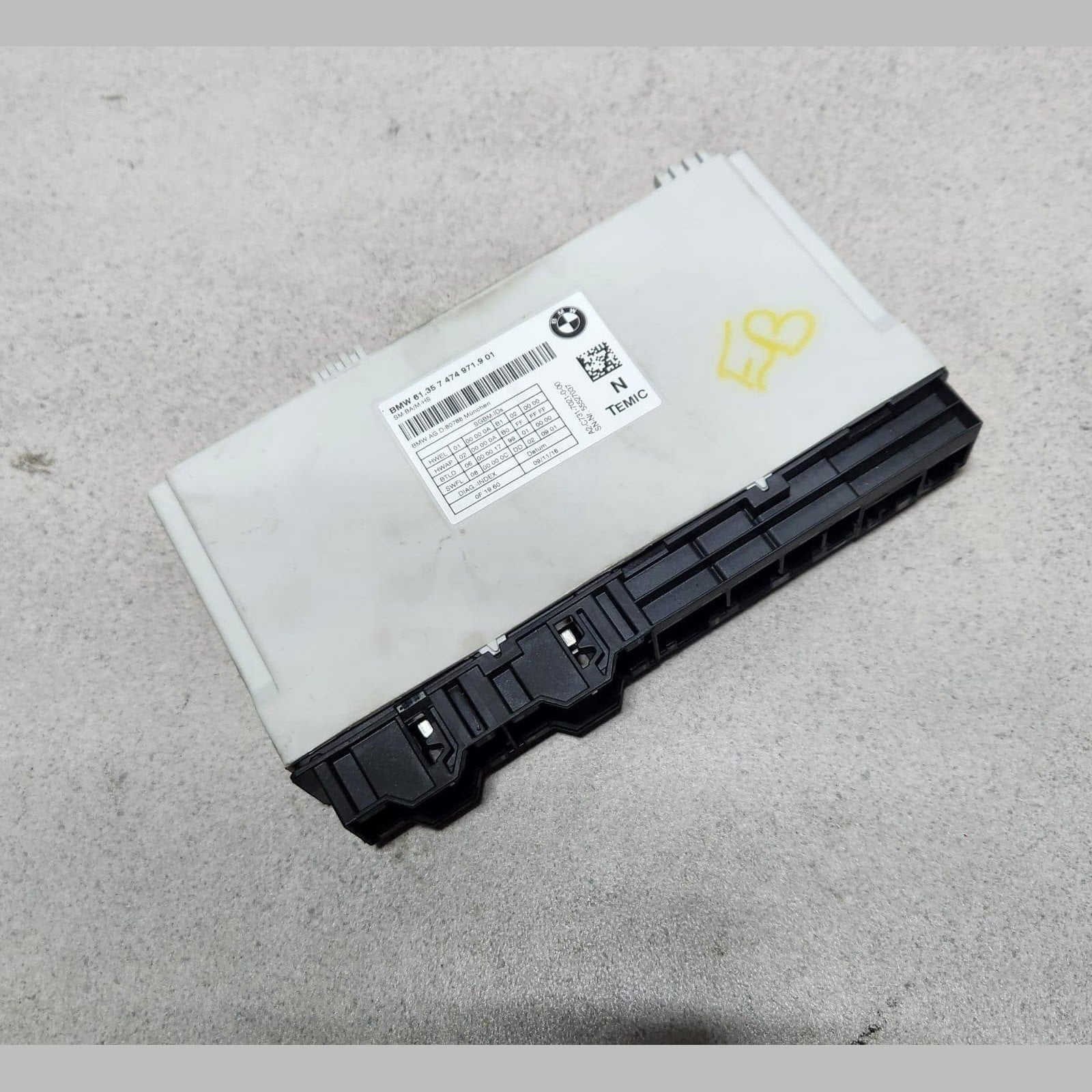 BMW X1 Front Seat Control Module 7474971 F20 F21 F22 F30 F31 F32 F33 7474971 OEM