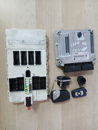 BMW N47 F20 ECU DDE Control Unit Kit 8573259 ECU + FEM + 2 Keys OEM Complete Set