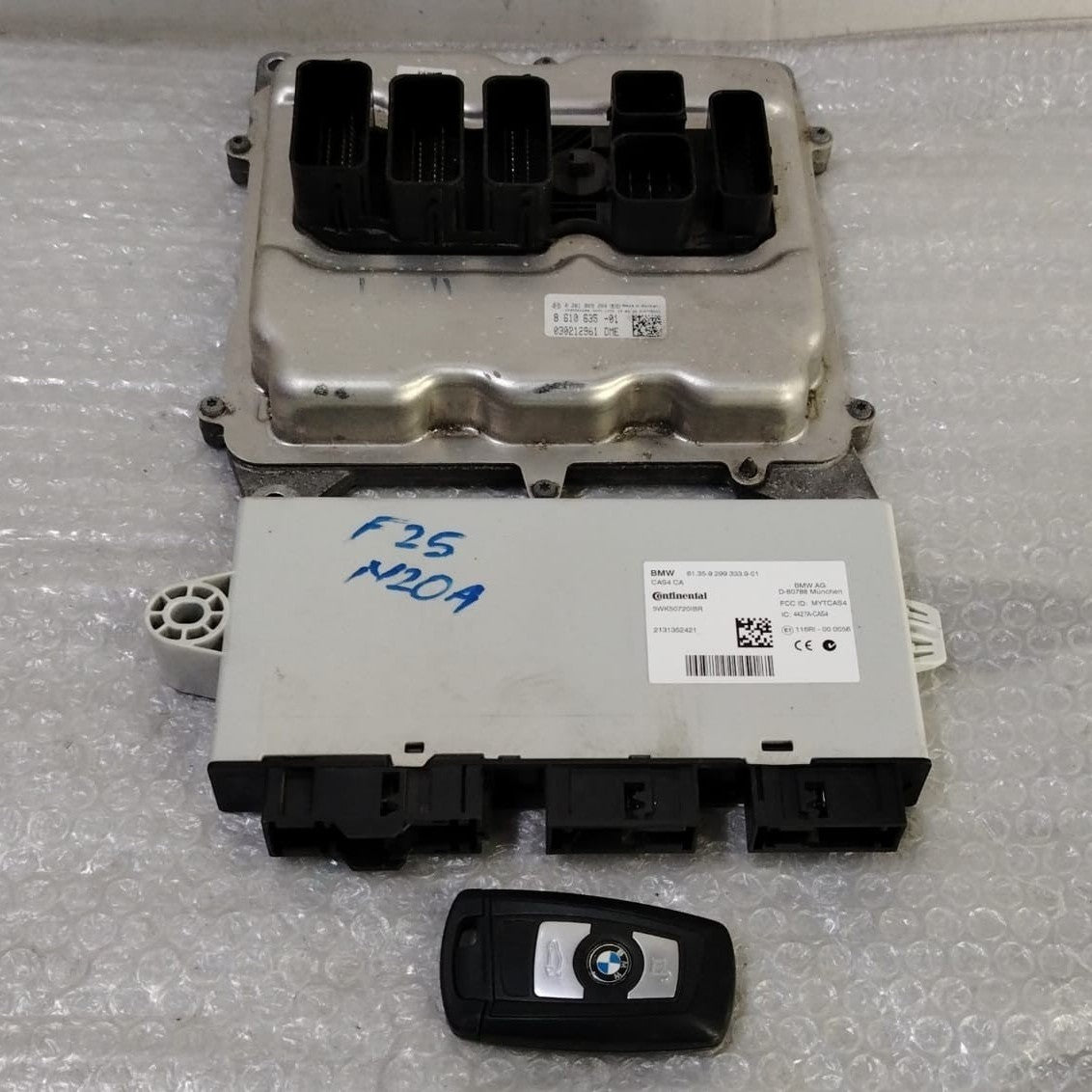 OEM BMW F30 F31 F32 F25 N20 ECU Engine Control Unit DME ECU SET 8639595 BOSCH