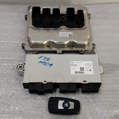 OEM BMW F30 F31 F32 F25 N20 ECU Engine Control Unit DME ECU SET 8639595 BOSCH
