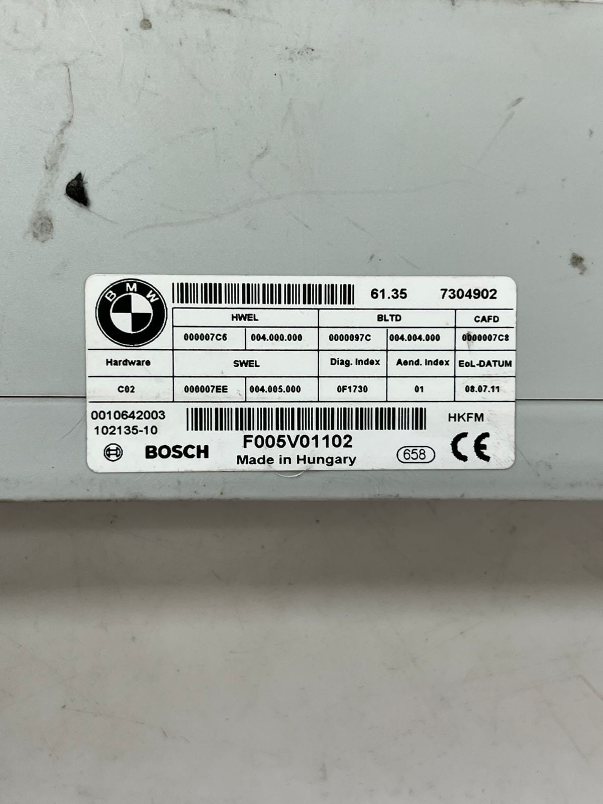 BMW F11 5 F10 Series Rear Function Module Rear Function Module F005V011 7304902 