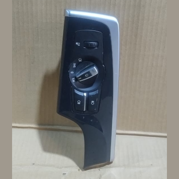 BMW F10 F11 HEADLIGHT SWITCH TRIM PANEL I-PANEL BLACK GLOSS 9166928