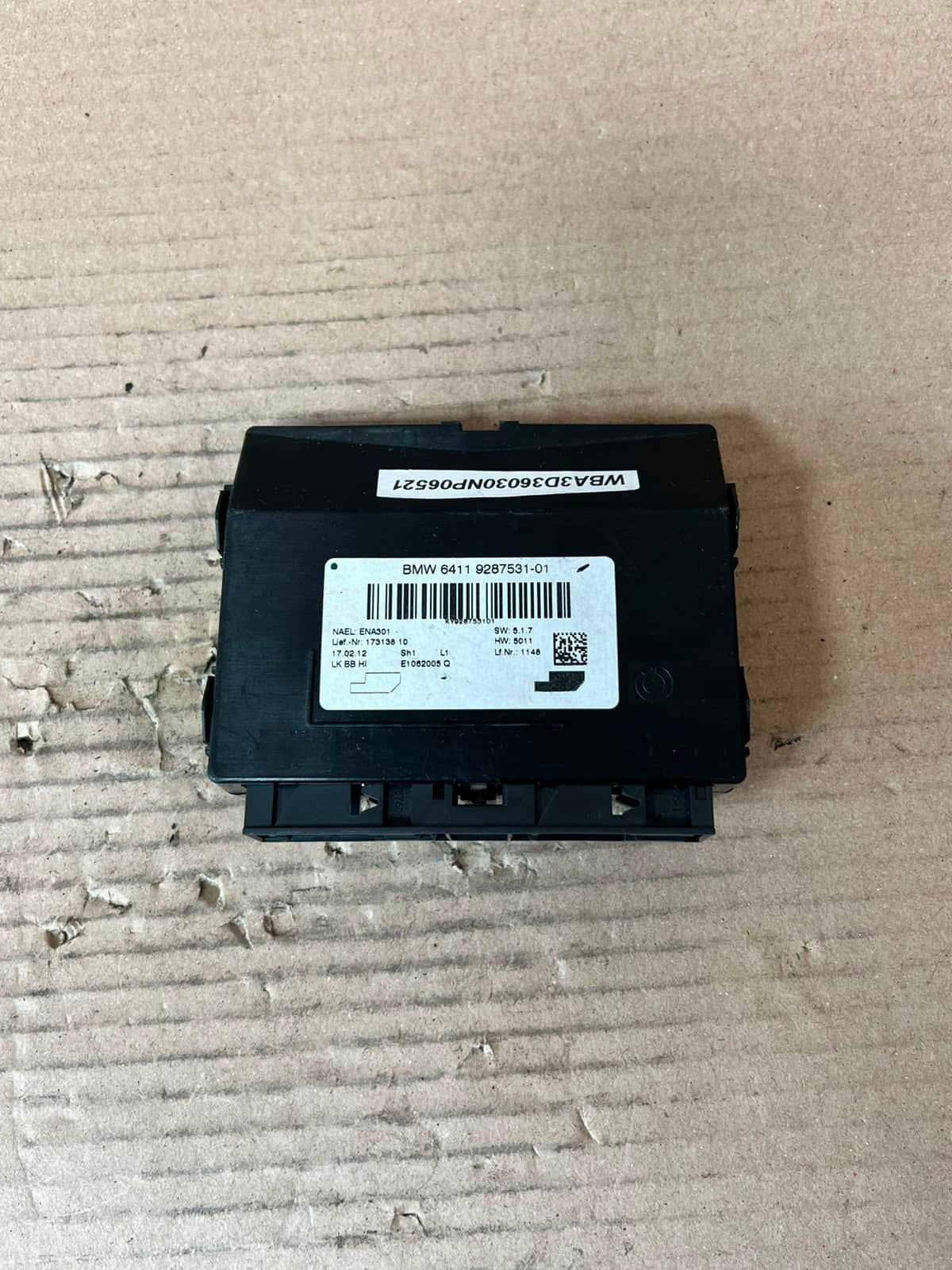 2012 BMW 320i F20 F21 F30 F31 F35 Air Conditioning/Heating Control Unit 9287531