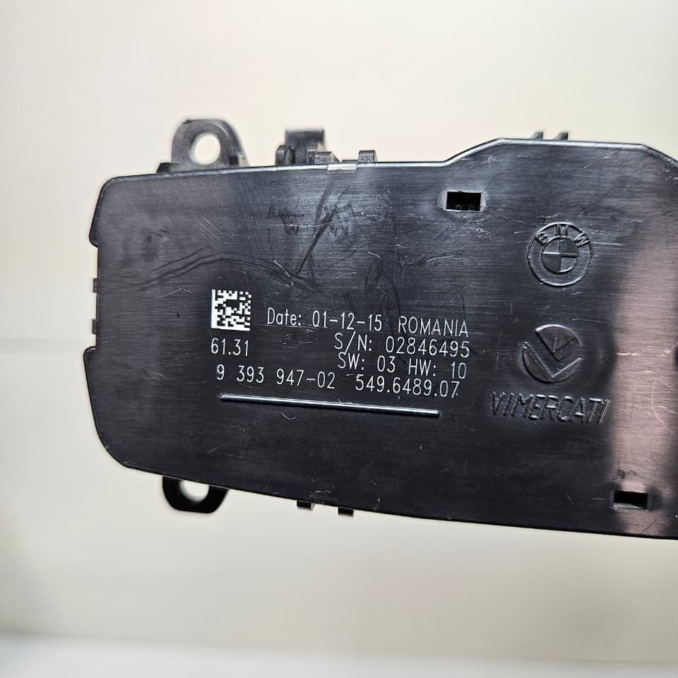 OEM BMW F30 F31 Headlight Switch 9393947