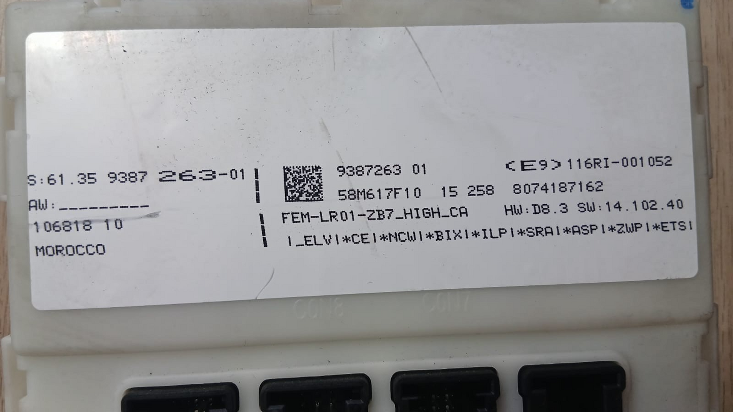 BMW 118i 318i F20 F30 2015 B38 ECU DME Set 8662411 Complete Kit w/ Key OEM